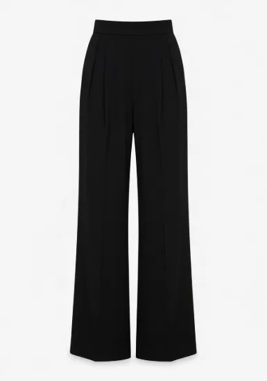 Kadın Yüksek Bel Wide Leg Pantolon