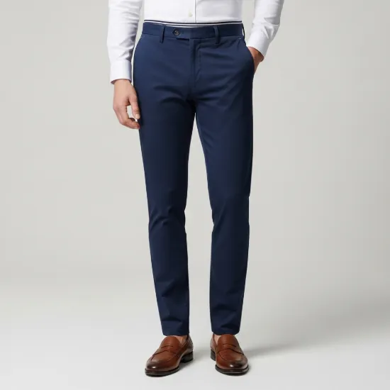 Atlas Slim-Fit Esnek Pamuklu Chino Pantolon