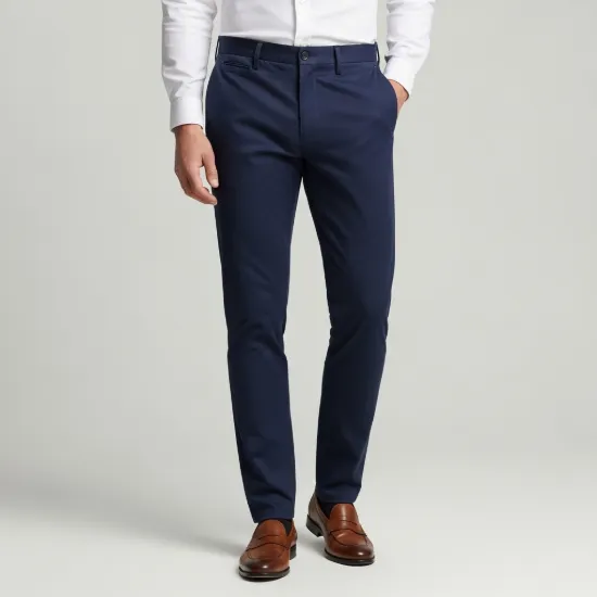 Atlas Slim-Fit Esnek Pamuklu Chino Pantolon