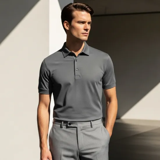Signature Merserize Pamuklu Slim-Fit Polo Yaka Tişört
