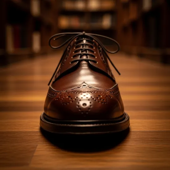 Oxford Legacy: El İşçiliği Detaylı Hakiki Deri Erkek Brogue Ayakkabı